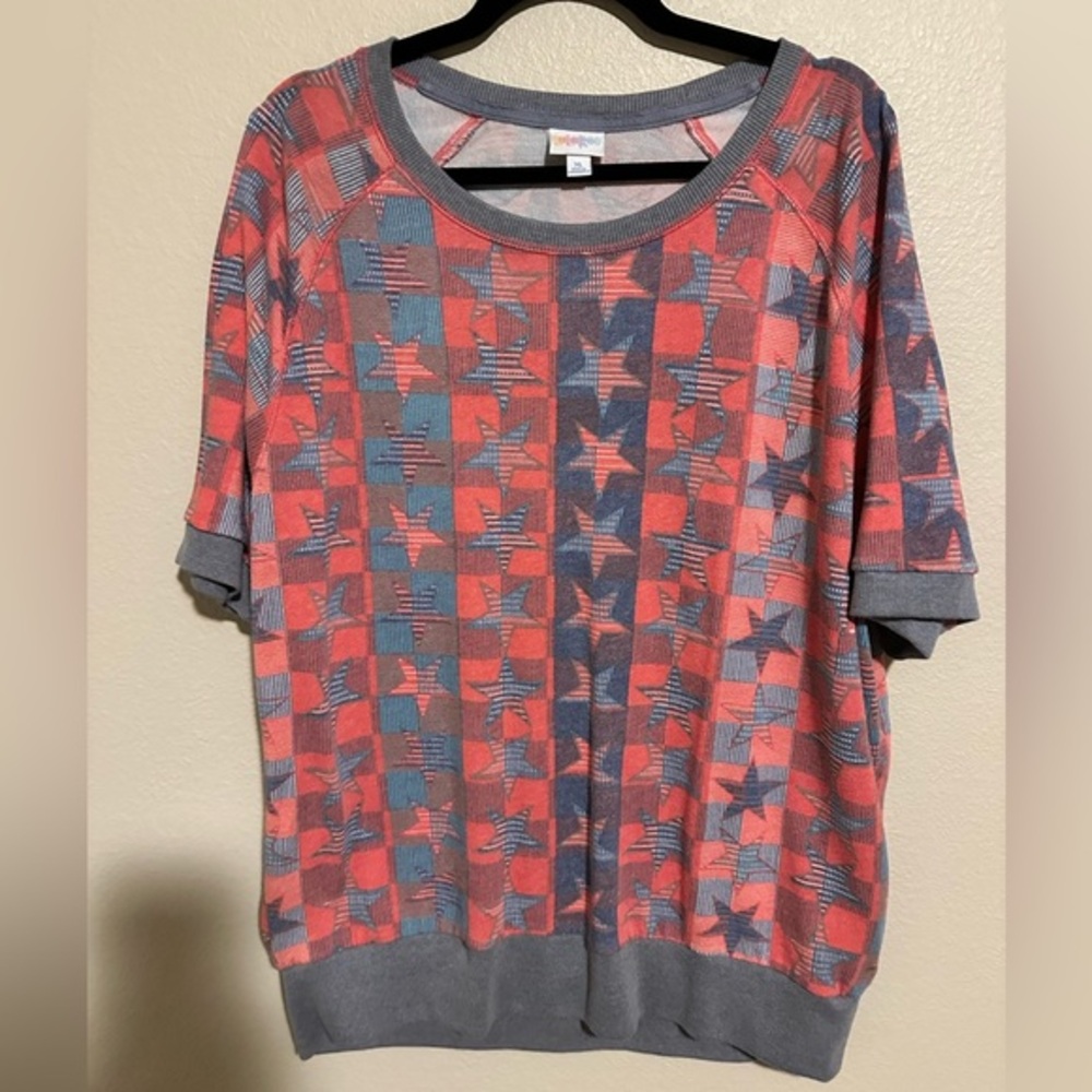 Lularoe Short Sleeved Sweatshirt XL
